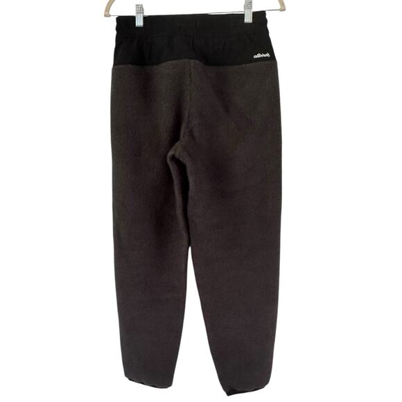 NWT Allbirds Fluff Fleece Pants Black Sherpa Merino Wool Blend Women’s Small - Picture 2 of 7